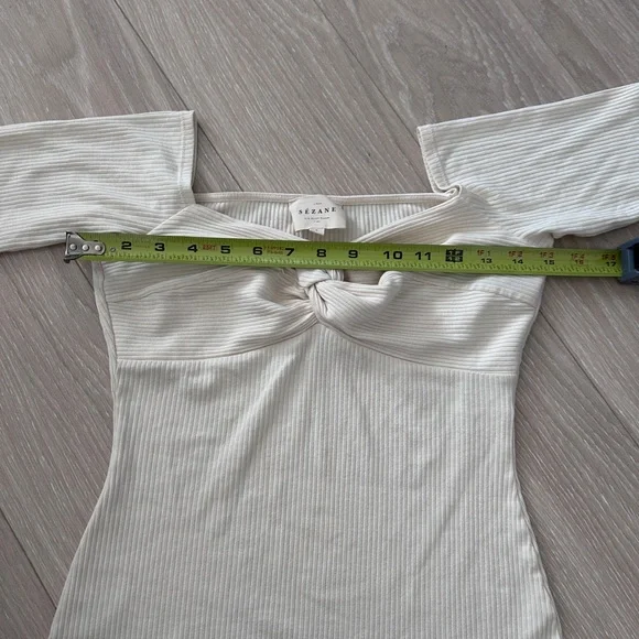 Sezane Caro Top in Cream Size S - Picture 9 of 11